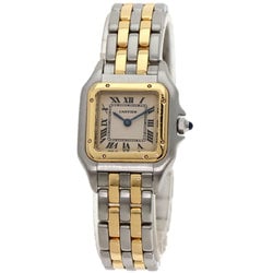 Cartier W25028B6 Panthere SM 2ROW Watch Stainless Steel SSxK18YG Women's CARTIER