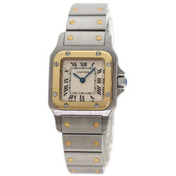 Cartier W20012C4 Santos Galbe SM Watch Stainless Steel SSxK18YG Women's CARTIER