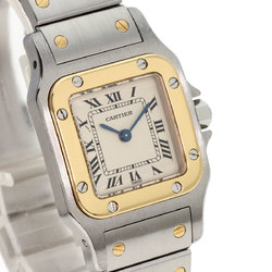 Cartier W20012C4 Santos Galbe SM Watch Stainless Steel SSxK18YG Women's CARTIER