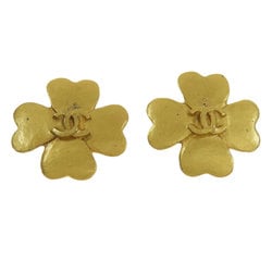 CHANEL COCO MARK CLOVER EARRINGS WOMEN'S