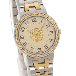 Hermes Serie Watch Stainless Steel SSxGP Ladies HERMES