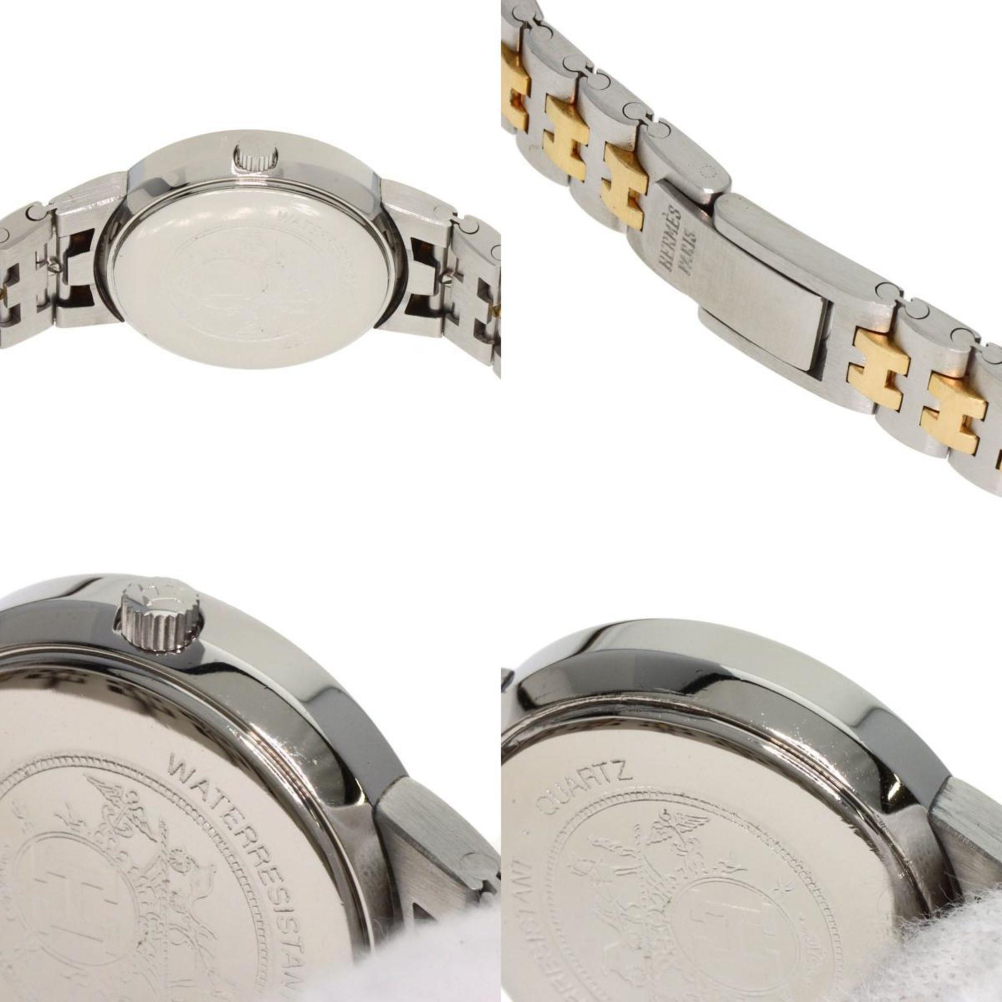 Hermes Serie Watch Stainless Steel SSxGP Ladies HERMES