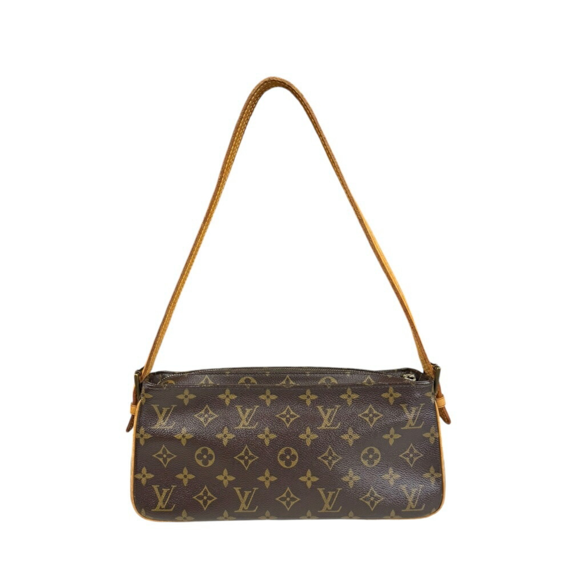 Louis Vuitton Vivacite MM Monogram Shoulder Bag Canvas M51164 Brown Women's LOUIS VUITTON