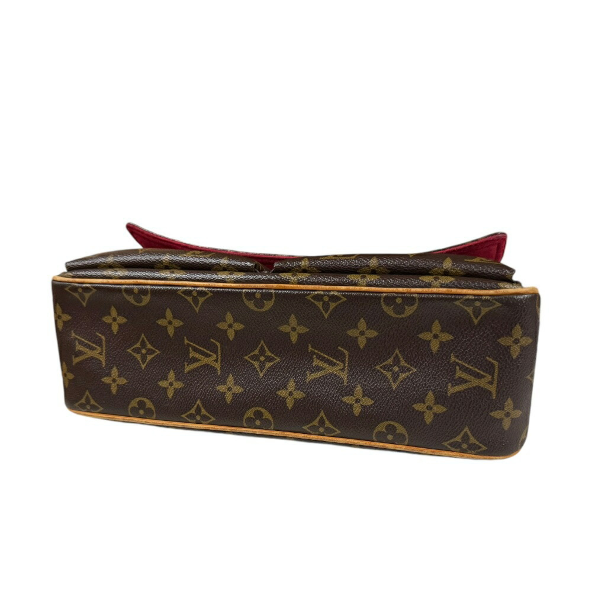 Louis Vuitton Vivacite MM Monogram Shoulder Bag Canvas M51164 Brown Women's LOUIS VUITTON