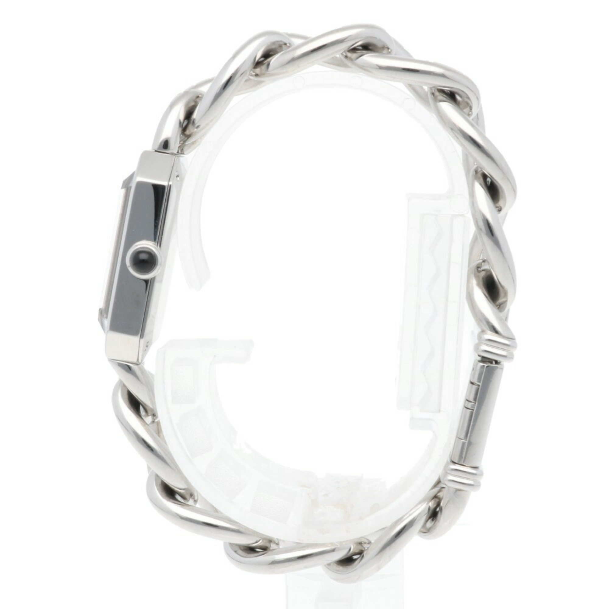 Chanel Premiere M Watch, Stainless Steel Quartz, Women's, CHANEL Chain Bracelet, White Shell