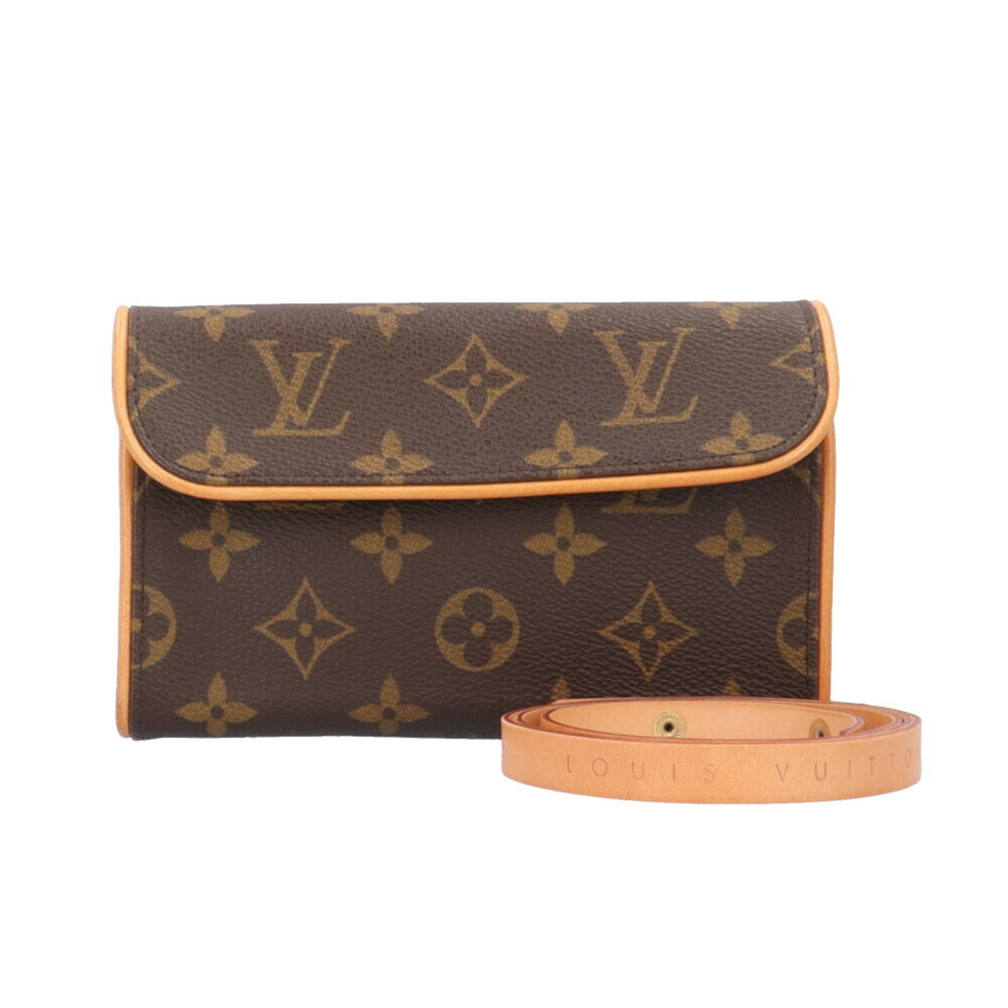 Louis Vuitton Pochette Florentine Monogram Waist Bag Canvas M51855 Brown Unisex LOUIS VUITTON