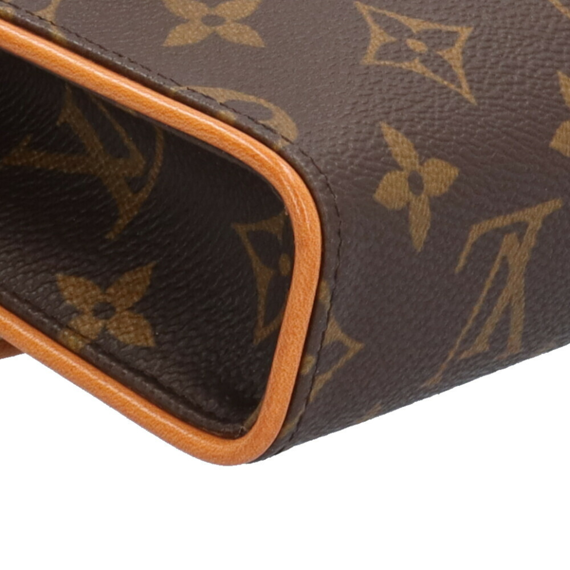 Louis Vuitton Pochette Florentine Monogram Waist Bag Canvas M51855 Brown Unisex LOUIS VUITTON