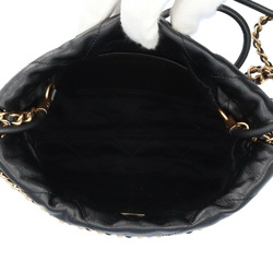 Chanel Handbag 22 Shoulder Bag AS3980 Black Women's CHANEL 2way BRB10010000016034