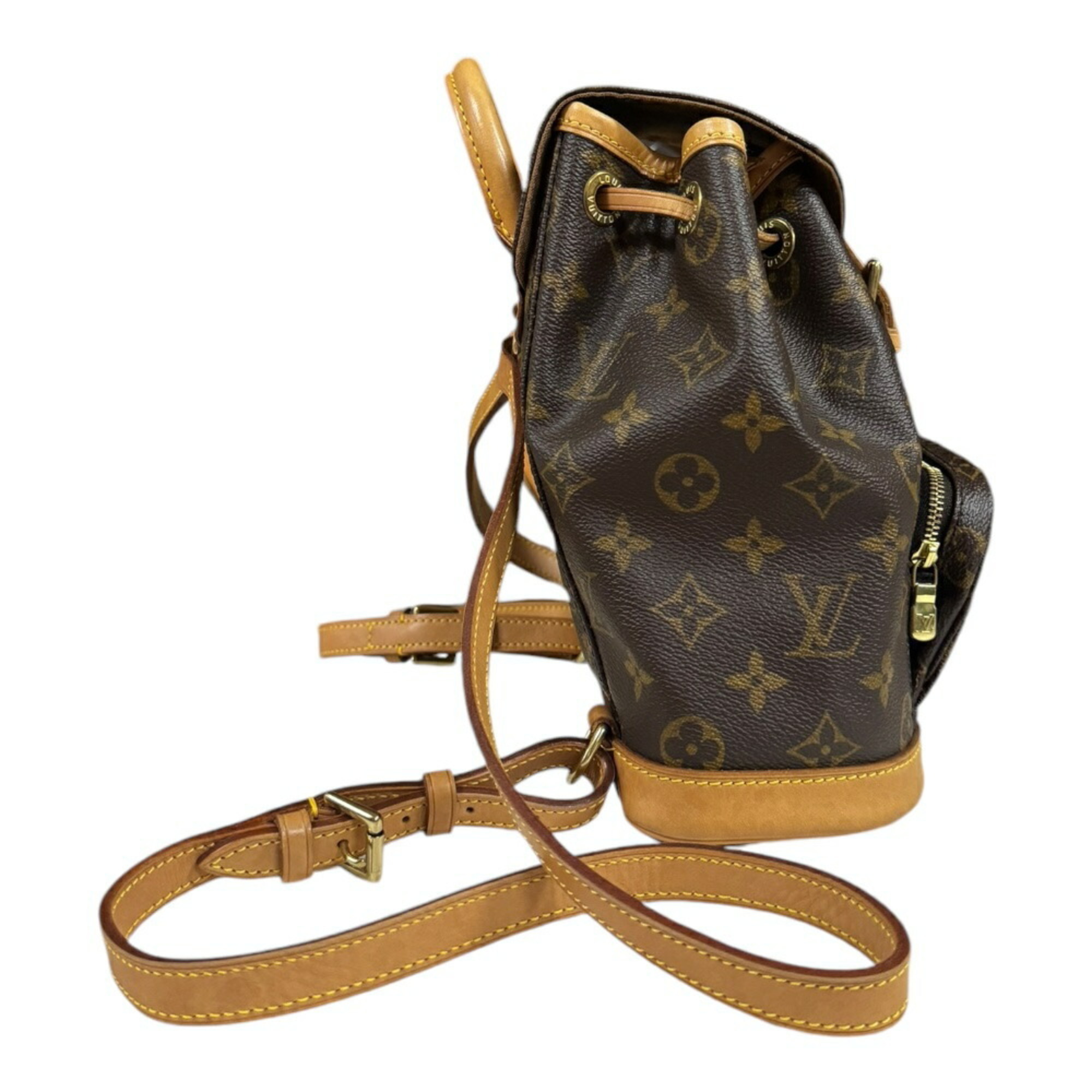 Louis Vuitton Montsouris Monogram Backpack/Daypack Canvas M51137 Women's LOUIS VUITTON