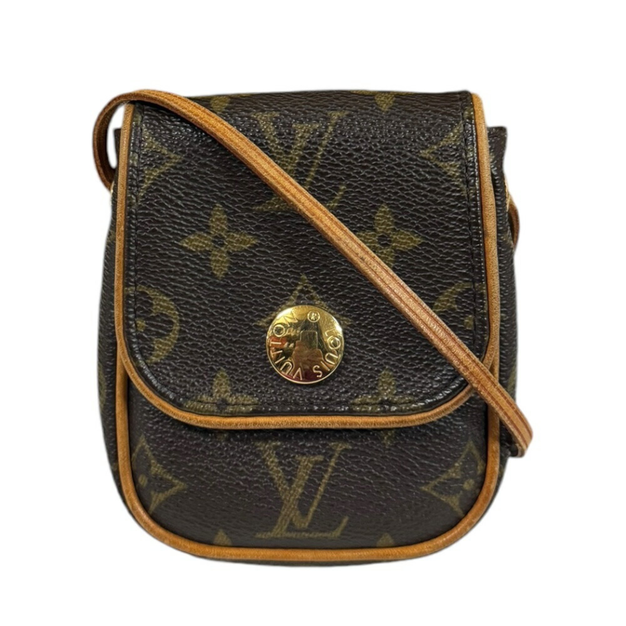 Louis Vuitton Pochette Cancun Monogram Shoulder Bag Canvas M60018 Brown Women's LOUIS VUITTON