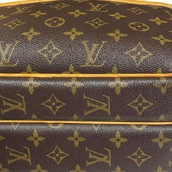 Louis Vuitton Reporter PM Monogram Shoulder Bag Canvas M45254 Brown Women's LOUIS VUITTON