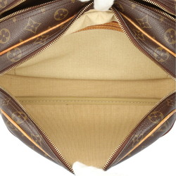 Louis Vuitton Reporter PM Monogram Shoulder Bag Canvas M45254 Brown Women's LOUIS VUITTON