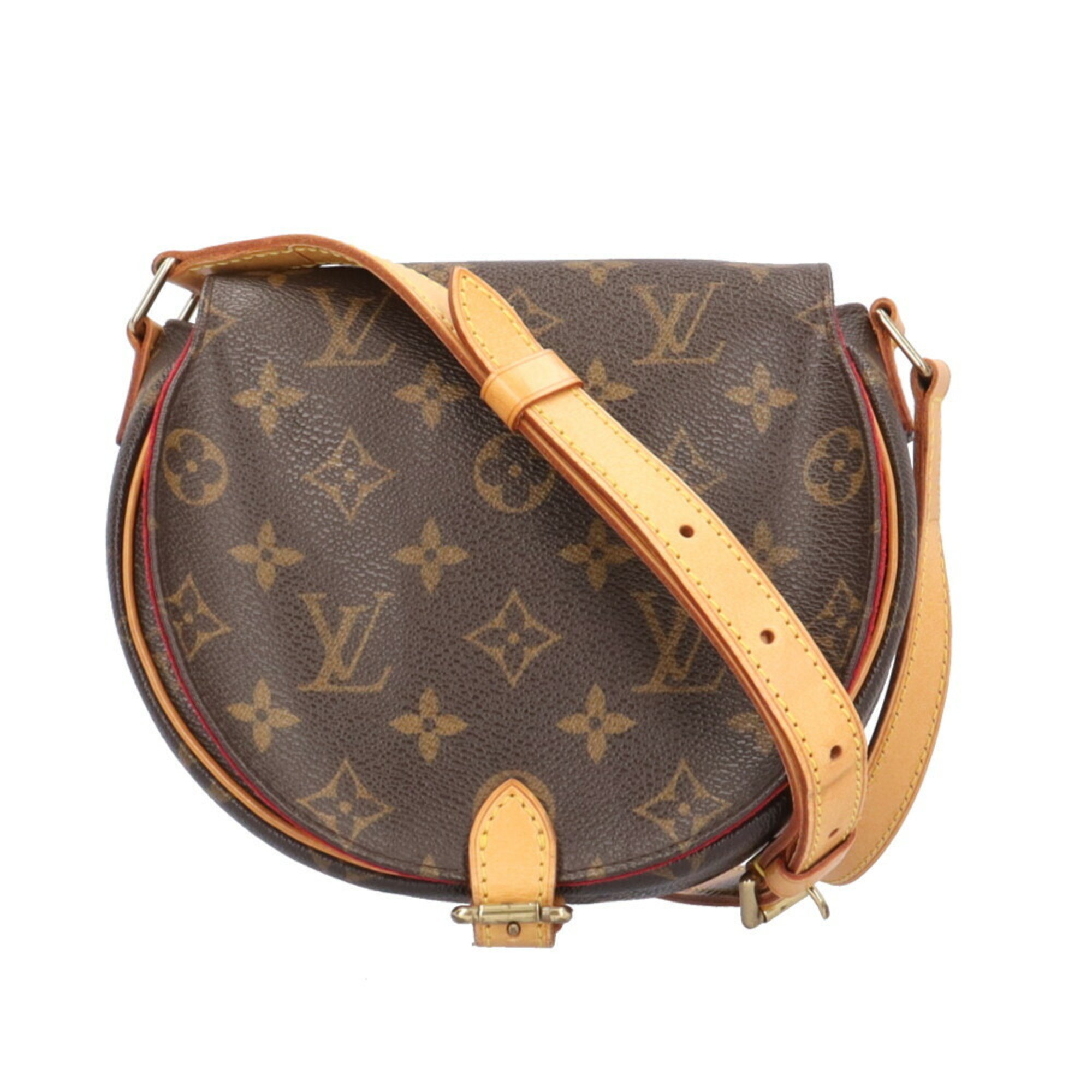 Louis Vuitton Tan Blanc Monogram Shoulder Bag Canvas M51179 Brown Women's LOUIS VUITTON