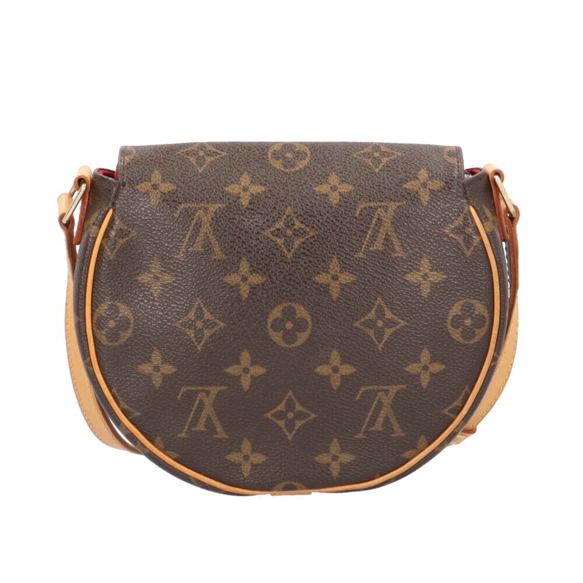 Louis Vuitton Tan Blanc Monogram Shoulder Bag Canvas M51179 Brown Women's LOUIS VUITTON