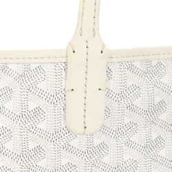 Goyard Saint Louis PM Tote Bag PVC Coated Canvas White Women's GOYARD