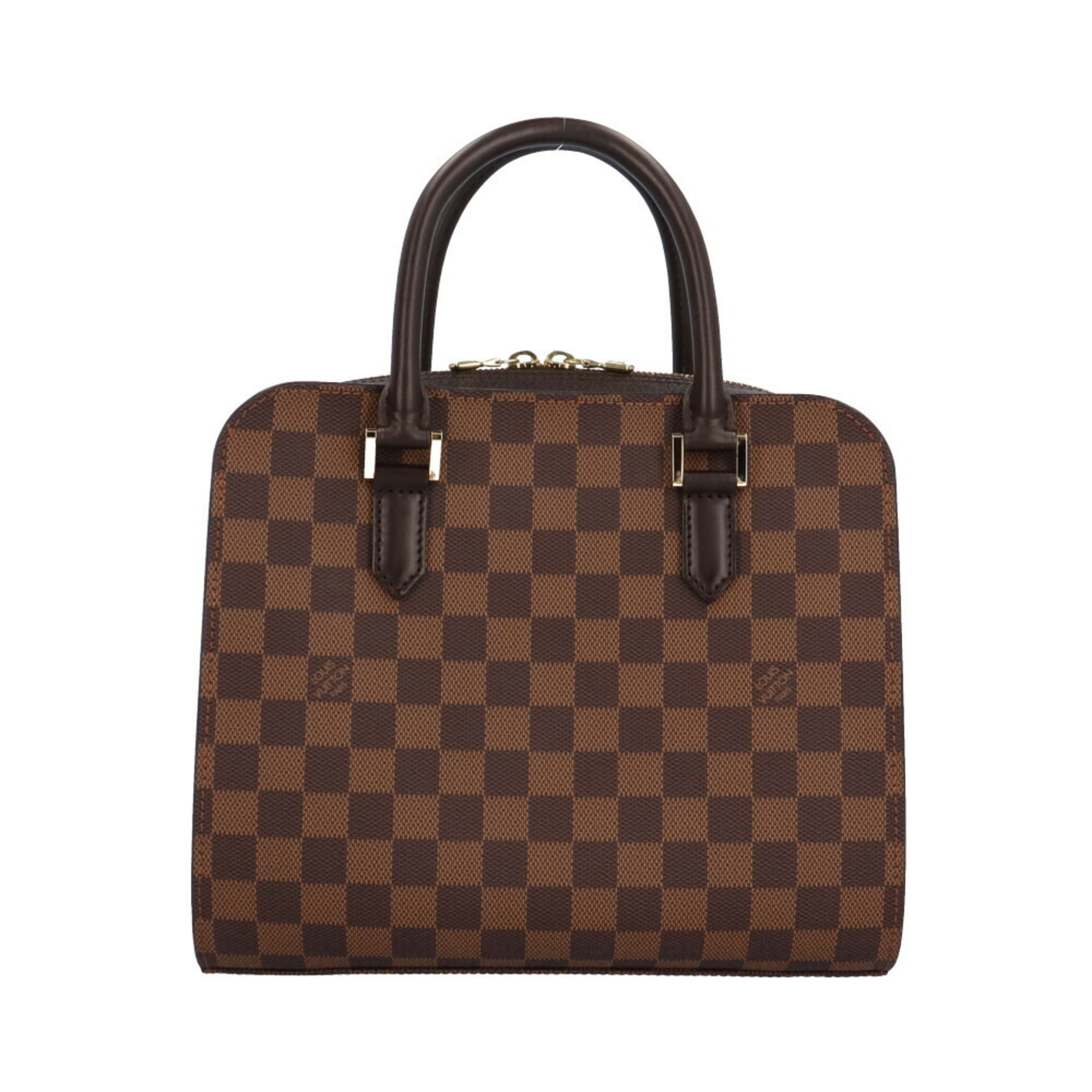 Louis Vuitton Triana Damier Handbag Canvas N51155 Brown Women's LOUIS VUITTON