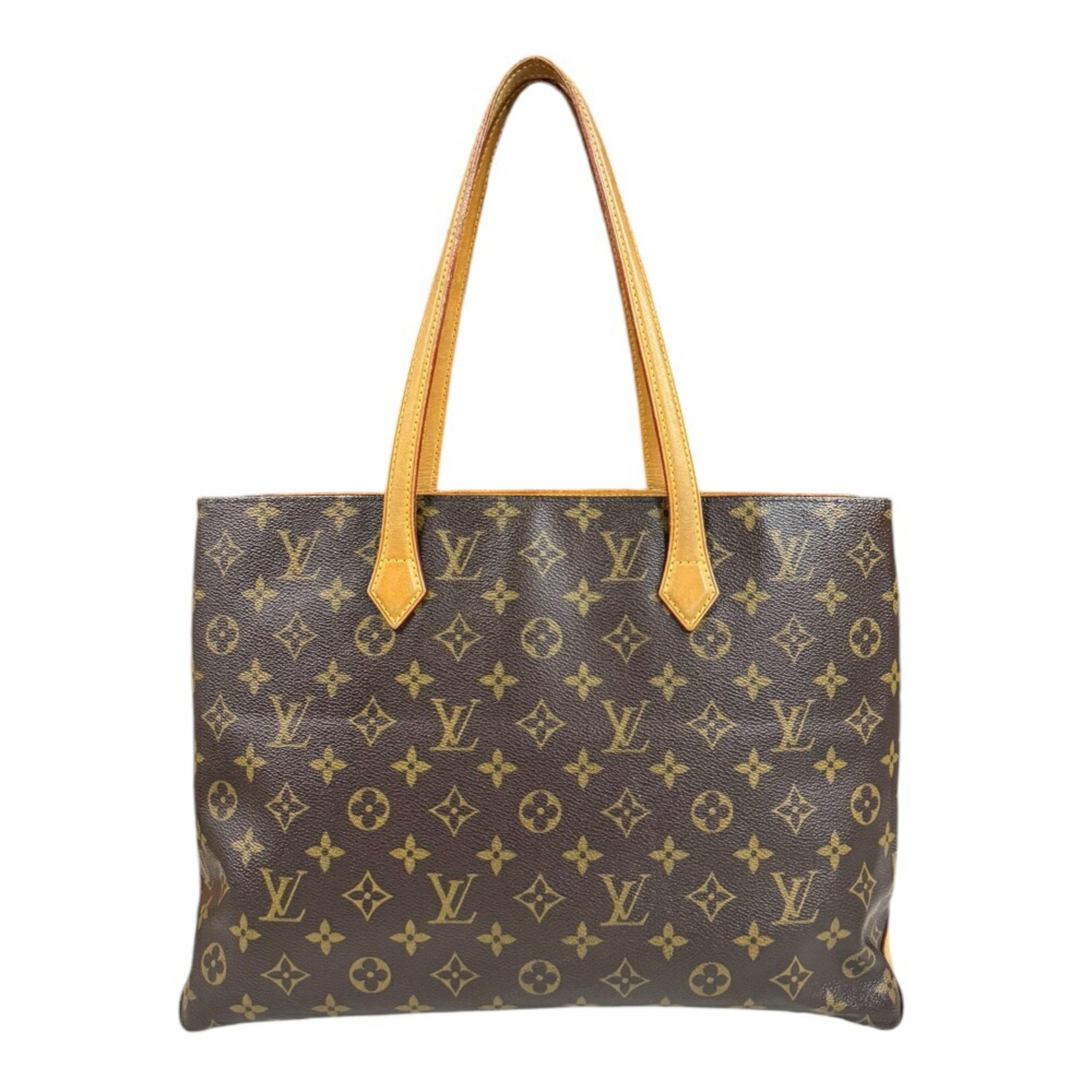 Louis Vuitton Wilshire MM Monogram Shoulder Bag Canvas M45644 Brown Women's LOUIS VUITTON