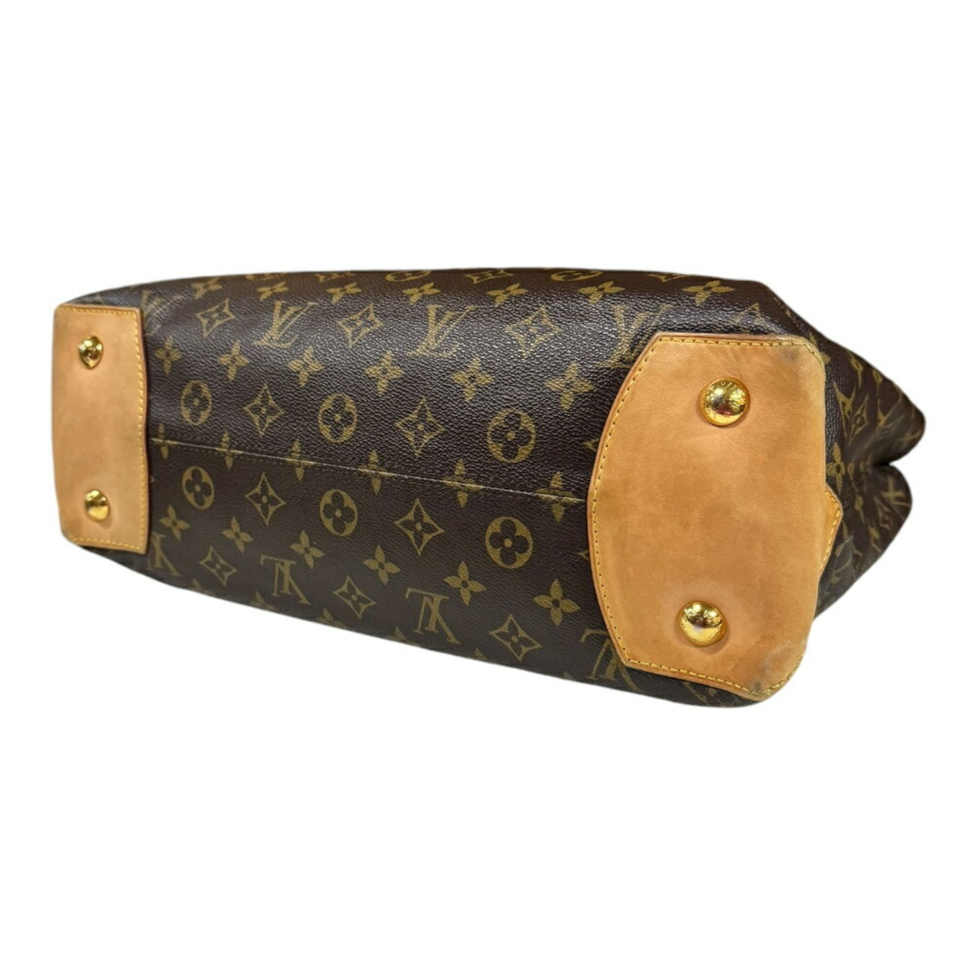 Louis Vuitton Wilshire MM Monogram Shoulder Bag Canvas M45644 Brown Women's LOUIS VUITTON