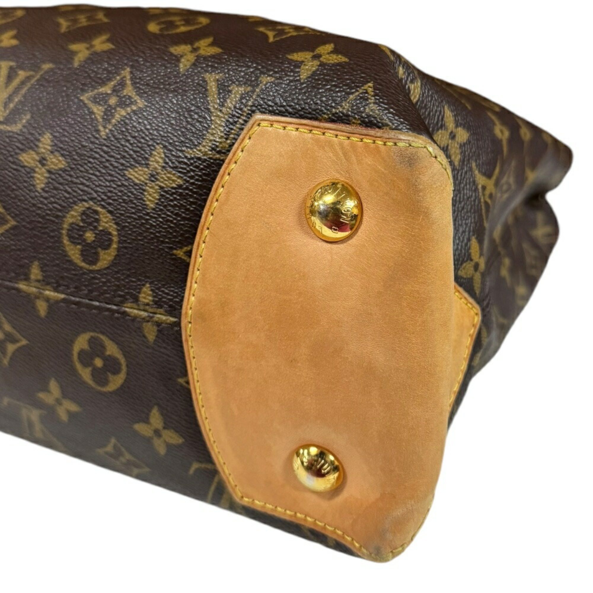 Louis Vuitton Wilshire MM Monogram Shoulder Bag Canvas M45644 Brown Women's LOUIS VUITTON