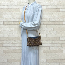 Louis Vuitton Pallas Scratch Monogram Shoulder Bag Canvas M44058 Brown Women's LOUIS VUITTON 2way BRB03260000006249