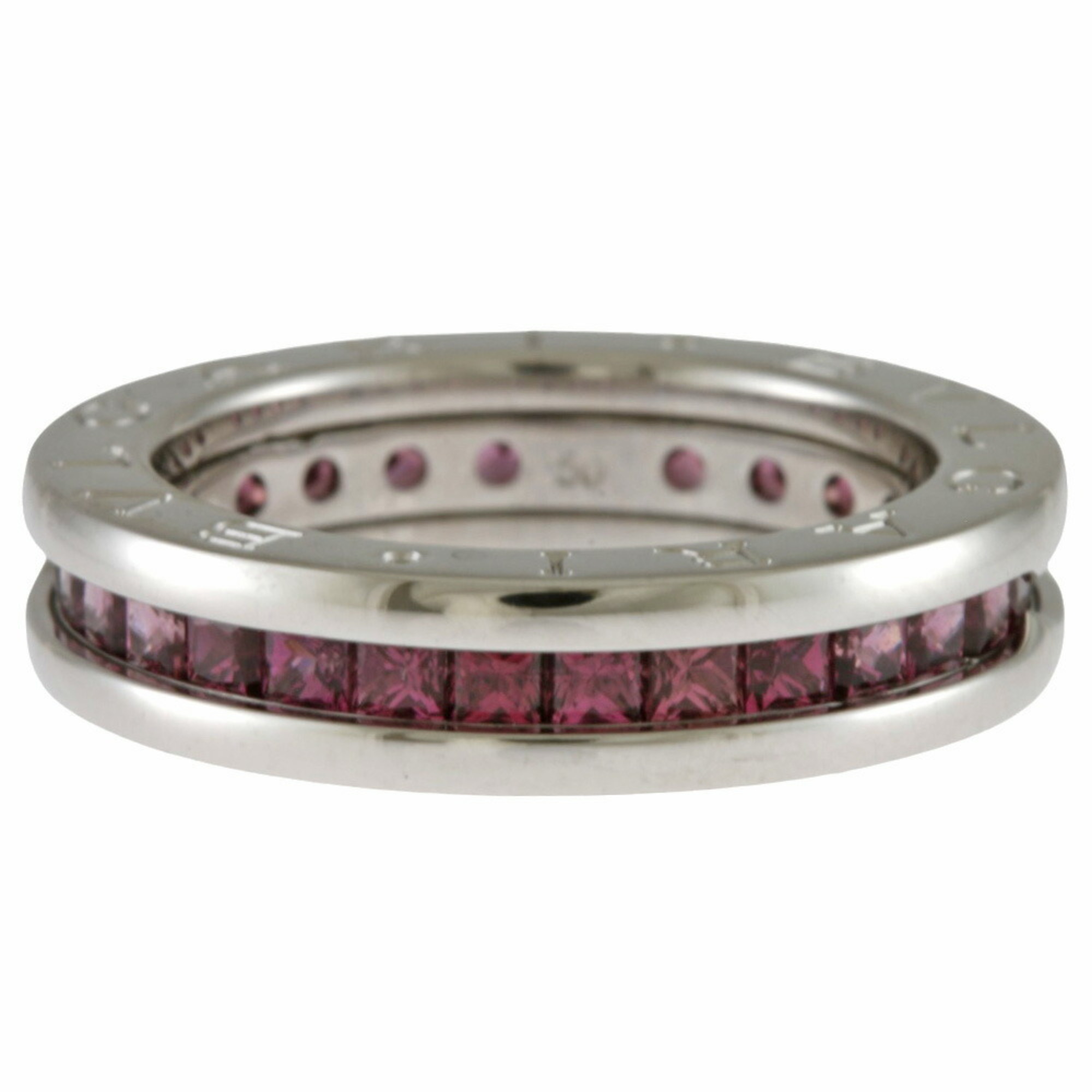 BVLGARI B-zero.1 B-zero One Band Ring, Size 10, 18K Gold, Garnet, Women's, BRJ09000000073138