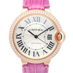 Cartier Ballon Bleu Watch, 18K Gold, WE900451, Automatic, Women's, CARTIER, Bezel Diamond