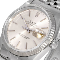 Rolex ROLEX 16234 Datejust E Series Wristwatch Automatic Silver Dial SS x WG Men's