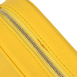 BALENCIAGA Camera Bag XS Shoulder Leather Yellow Women's