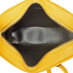 BALENCIAGA Camera Bag XS Shoulder Leather Yellow Women's