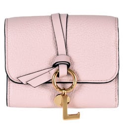 Chloé Chloe Small Trifold Wallet Leather CHC21WP718F57521 Misty Lavender Pink Women's