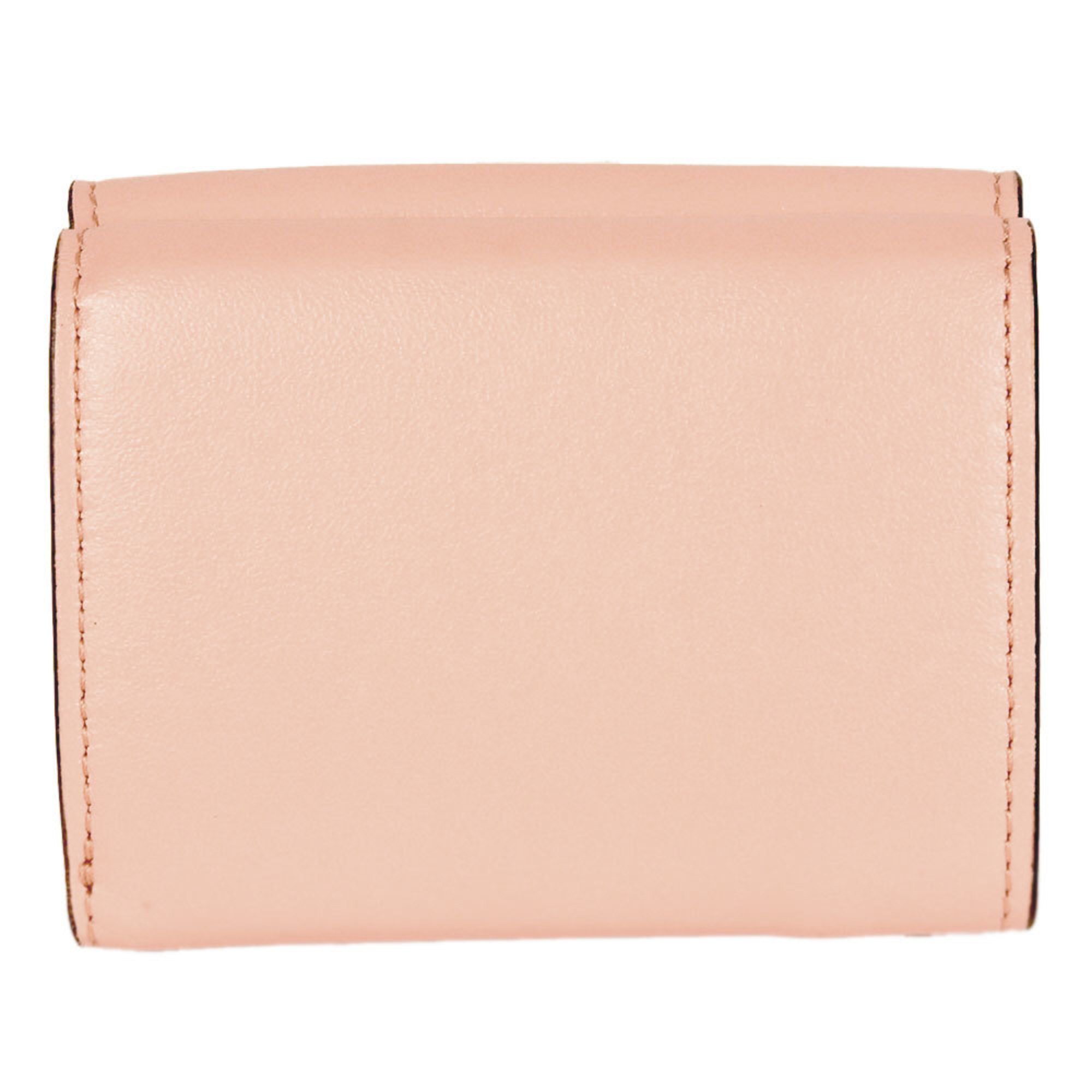 FENDI MICRO TRIFOLD Tri-fold Wallet Leather 8M0395 ADP6 F1CN7 Pink Women's