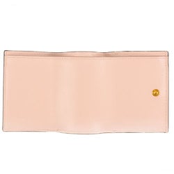 FENDI MICRO TRIFOLD Tri-fold Wallet Leather 8M0395 ADP6 F1CN7 Pink Women's