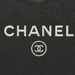 CHANEL Camellia Long Wallet Lambskin Black Women's