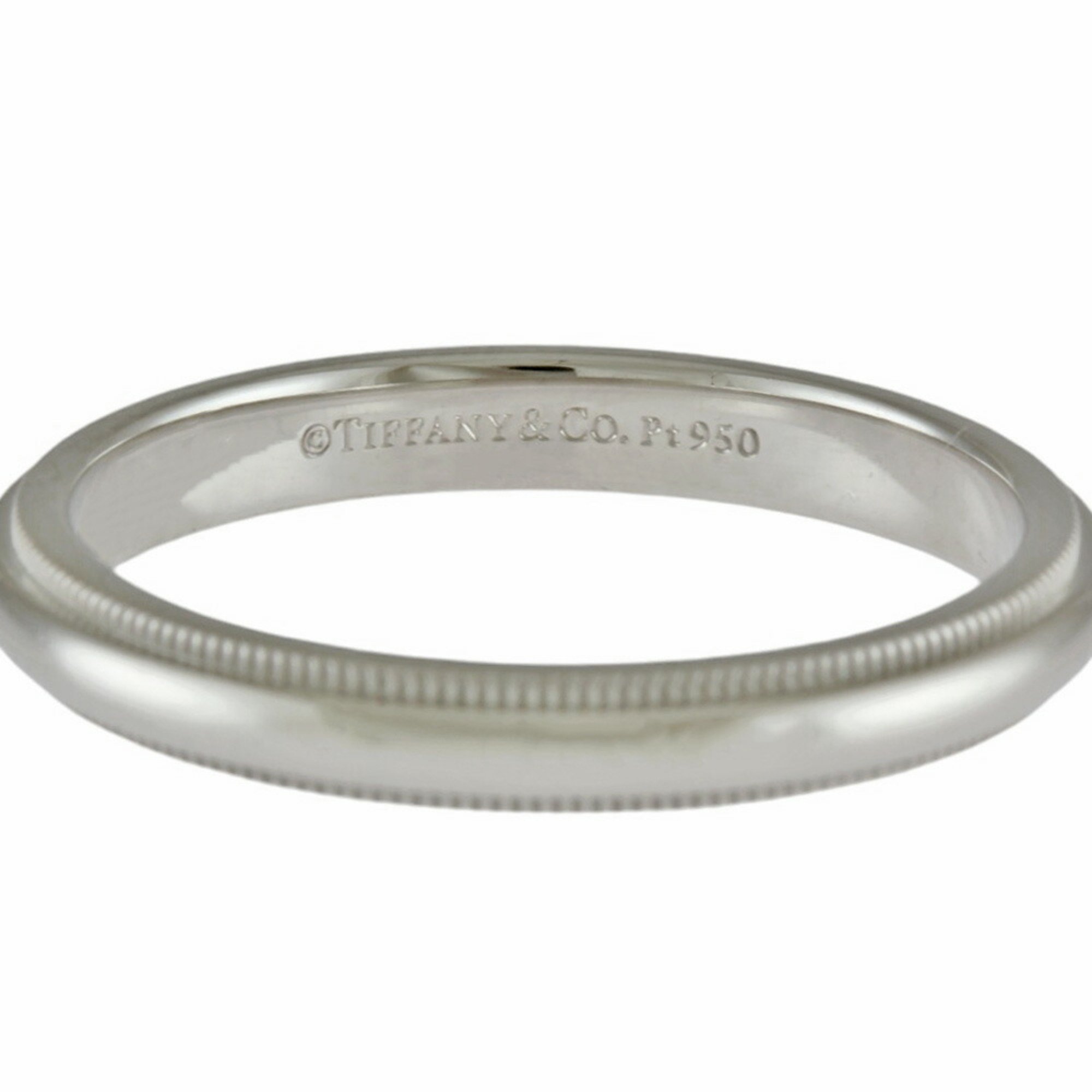 Tiffany Milgrain Ring, Tiffany, size 19.5, Pt950 platinum, men's, TIFFANY&Co., milgrain, BRJ09000000073026