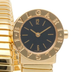 BVLGARI Tubogas Double Spiral Watch 18K Gold BB191T Quartz Women's