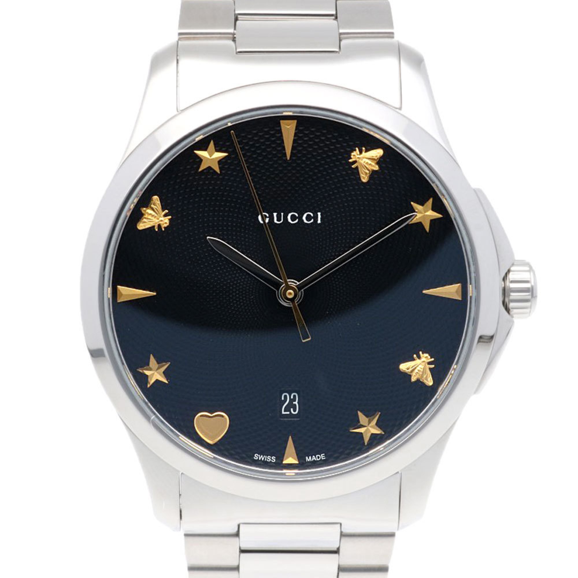 Gucci G Timeless Watch Stainless Steel 126.4 Quartz Men's GUCCI