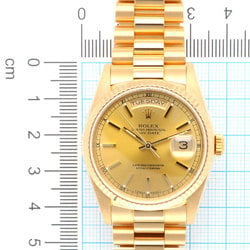 Rolex Day-Date Oyster Perpetual Watch 18K 18238 Automatic Men's L Series 1989-1990 Overhauled