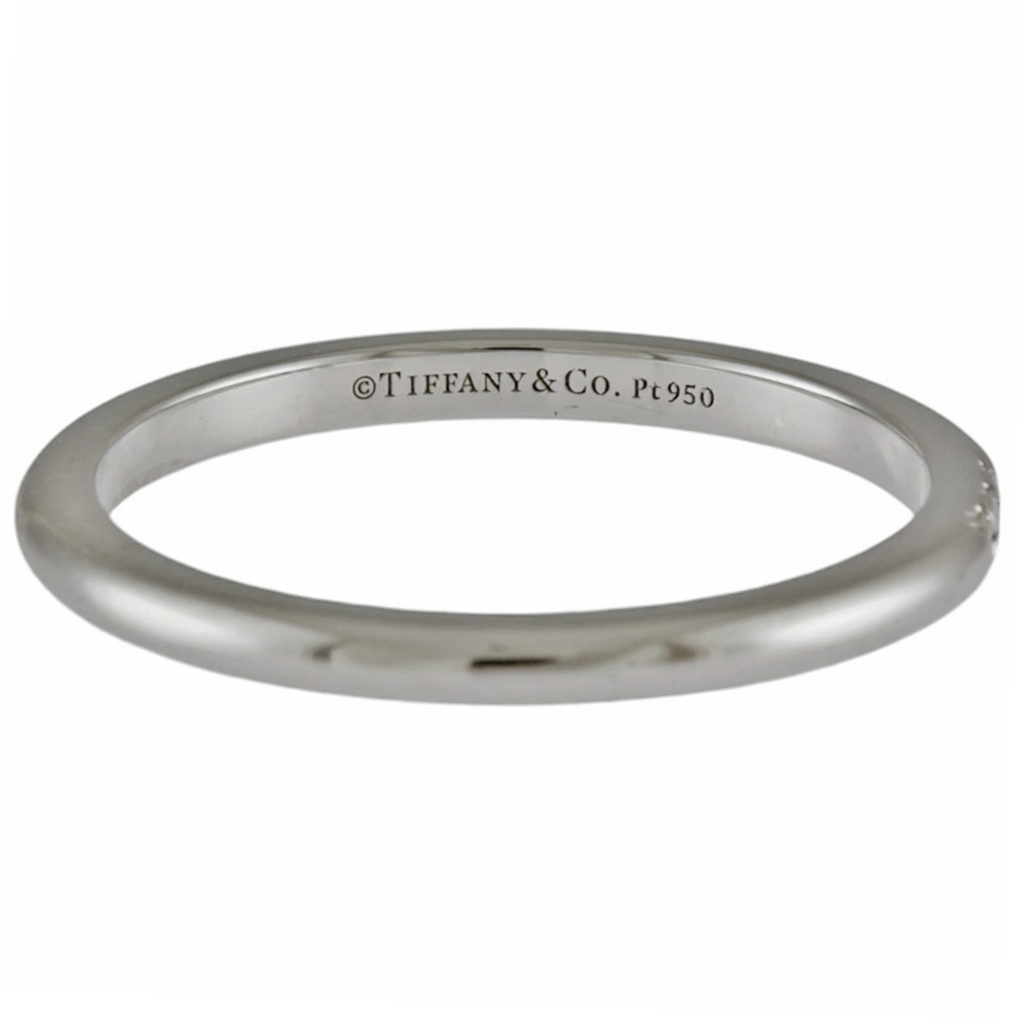 Tiffany Forever Wedding Ring, Tiffany, size 15, Pt950 platinum, diamond, unisex, TIFFANY&Co., 3P BRJ09000000073037