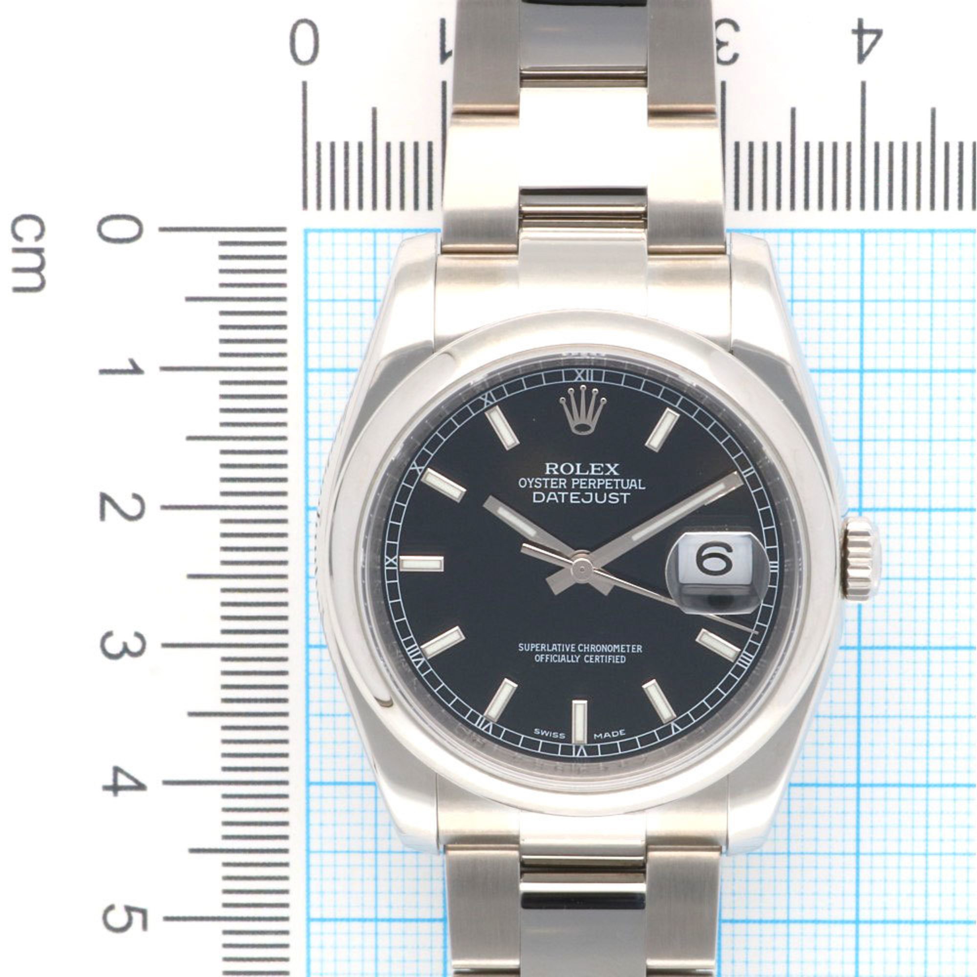 Rolex Datejust Oyster Perpetual Watch Stainless Steel 11620 Automatic Men's ROLEX Z Series 2006 Model