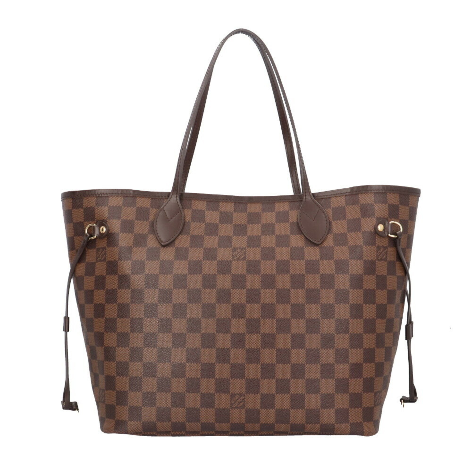 Louis Vuitton Neverfull MM Damier Tote Bag Canvas N41358 Brown Unisex LOUIS VUITTON