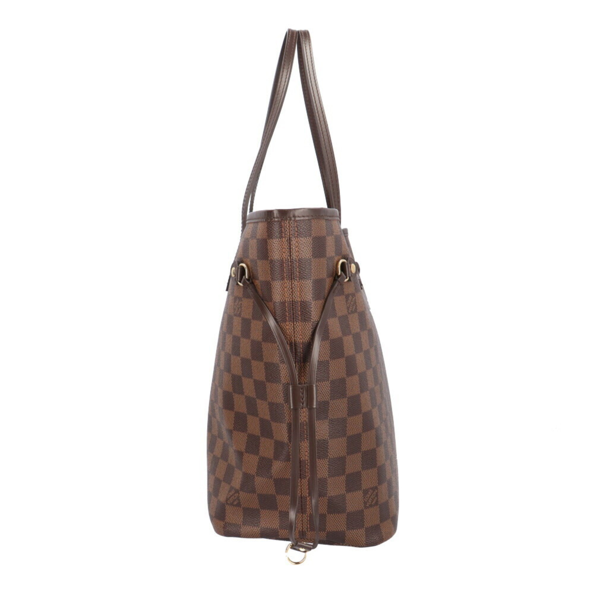 Louis Vuitton Neverfull MM Damier Tote Bag Canvas N41358 Brown Unisex LOUIS VUITTON