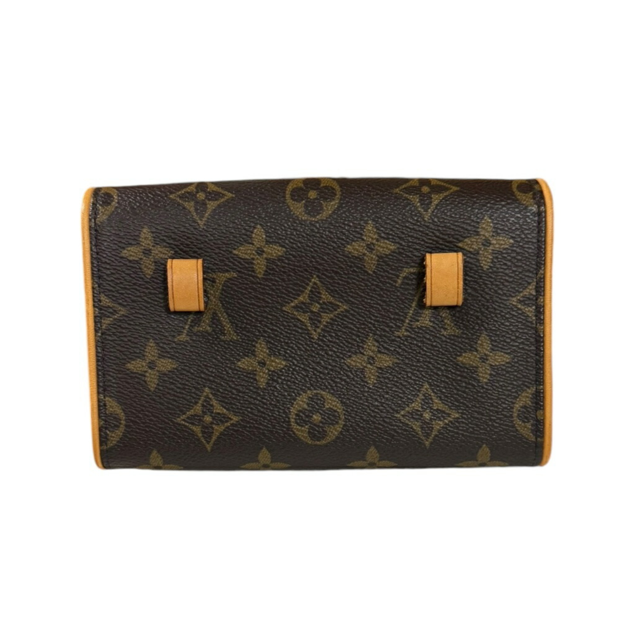 Louis Vuitton Pochette Florentine Monogram Handbag Canvas M51855 Brown Women's LOUIS VUITTON