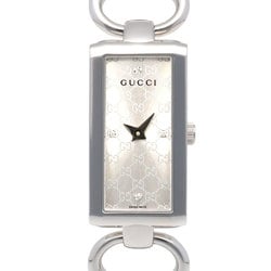 Gucci Tornavoni Watch Stainless Steel YA119507 Quartz Ladies GUCCI 4P Diamond