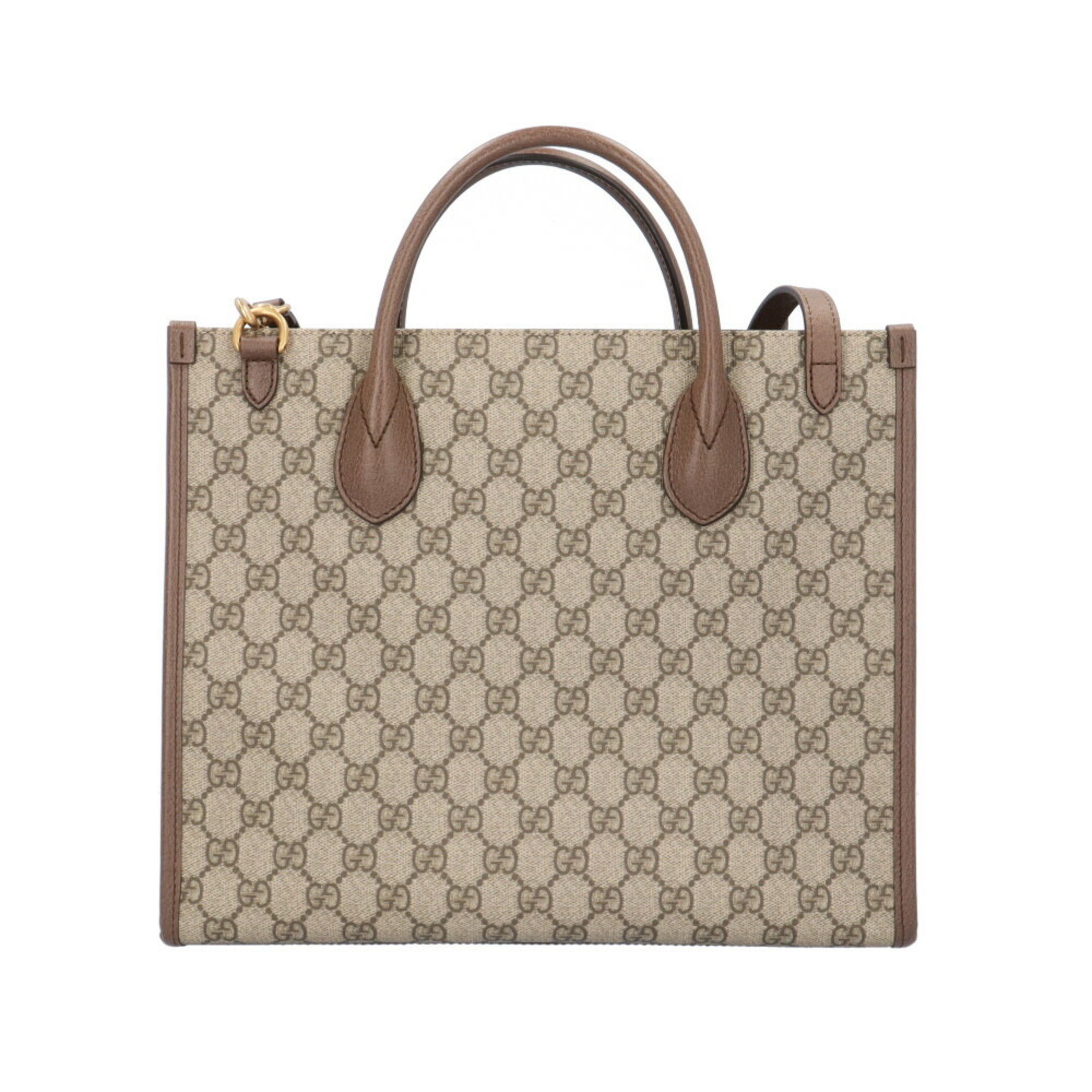 Gucci Disney collaboration GG Supreme shoulder bag canvas 648134 beige women's GUCCI