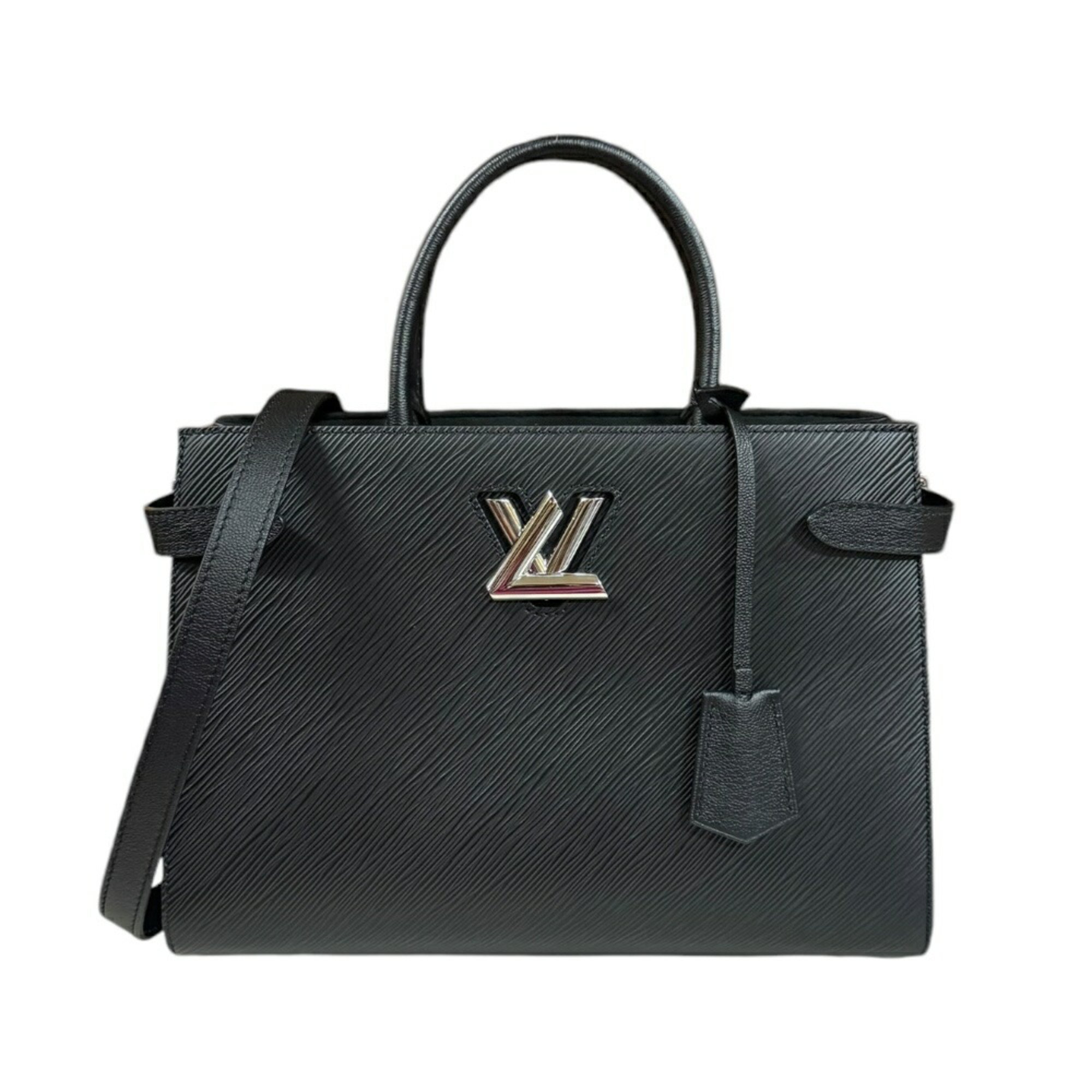 Louis Vuitton Twist Tote Epi Shoulder Bag Leather M54810 Black Women's LOUIS VUITTON 2way BRB10010000016001