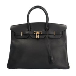 Hermes Birkin 35 Handbag Ardennes Black Women's HERMES