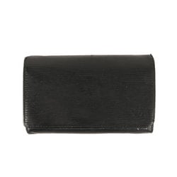 LOUIS VUITTON Epi Portefeuille Tresor Wallet (M63972) / Bi-fold wallet, black