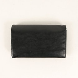 LOUIS VUITTON Epi Portefeuille Tresor Wallet (M63972) / Bi-fold wallet, black