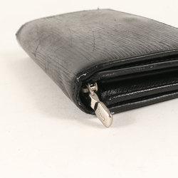 LOUIS VUITTON Epi Portefeuille Tresor Wallet (M63972) / Bi-fold wallet, black