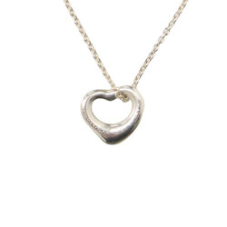 TIFFANY&Co. Tiffany Elsa Peretti Heart Pendant 11mm / Necklace Chain SV925 Sterling Silver